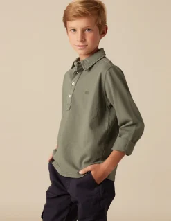 Clearance POLO VERDE OSCURO NN Polos