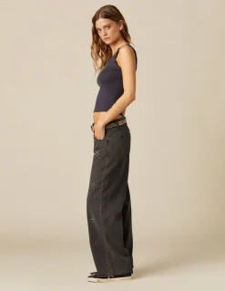 Sale TOP CANALé ENCAJE AZUL Tops