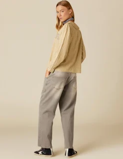 Outlet VAQUERO GRIS COSTURAS Denim|Pantalones