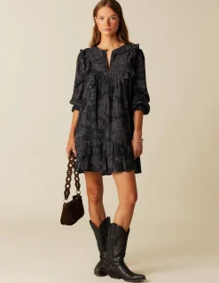 Flash Sale VESTIDO CONTRASTE ANTRACITA Vestidos