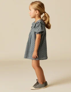 Cheap VESTIDO FLOR RAMITO AZUL Vestidos