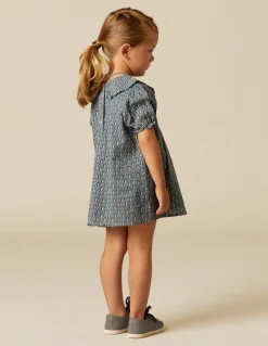 Cheap VESTIDO FLOR RAMITO AZUL Vestidos