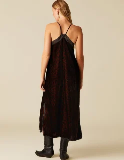 Online VESTIDO LENCERO ANIMAL PRINT Vestidos